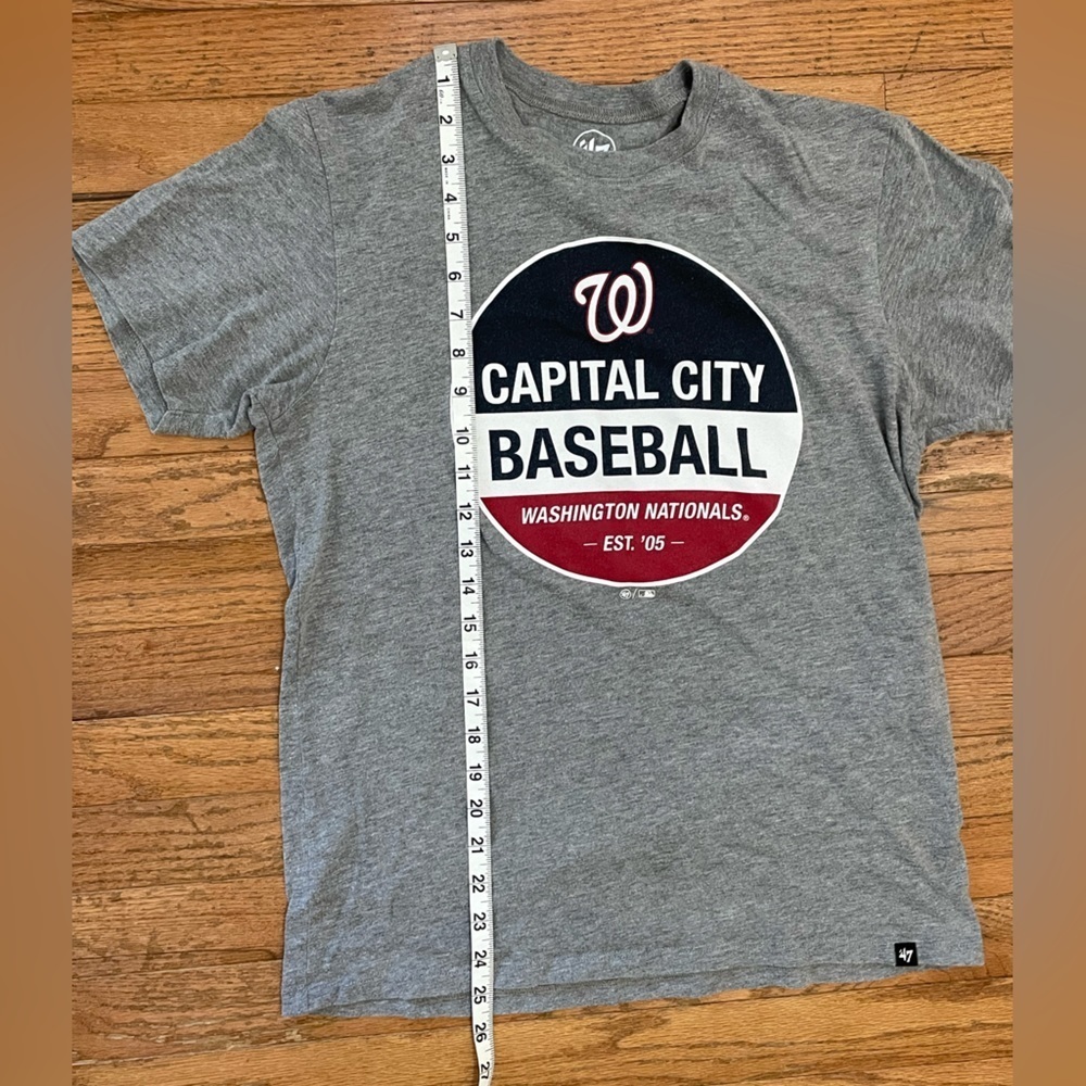 Men's '47 Brand Washington Nationals Grey Tee | Size Small - Picture 6 of 7